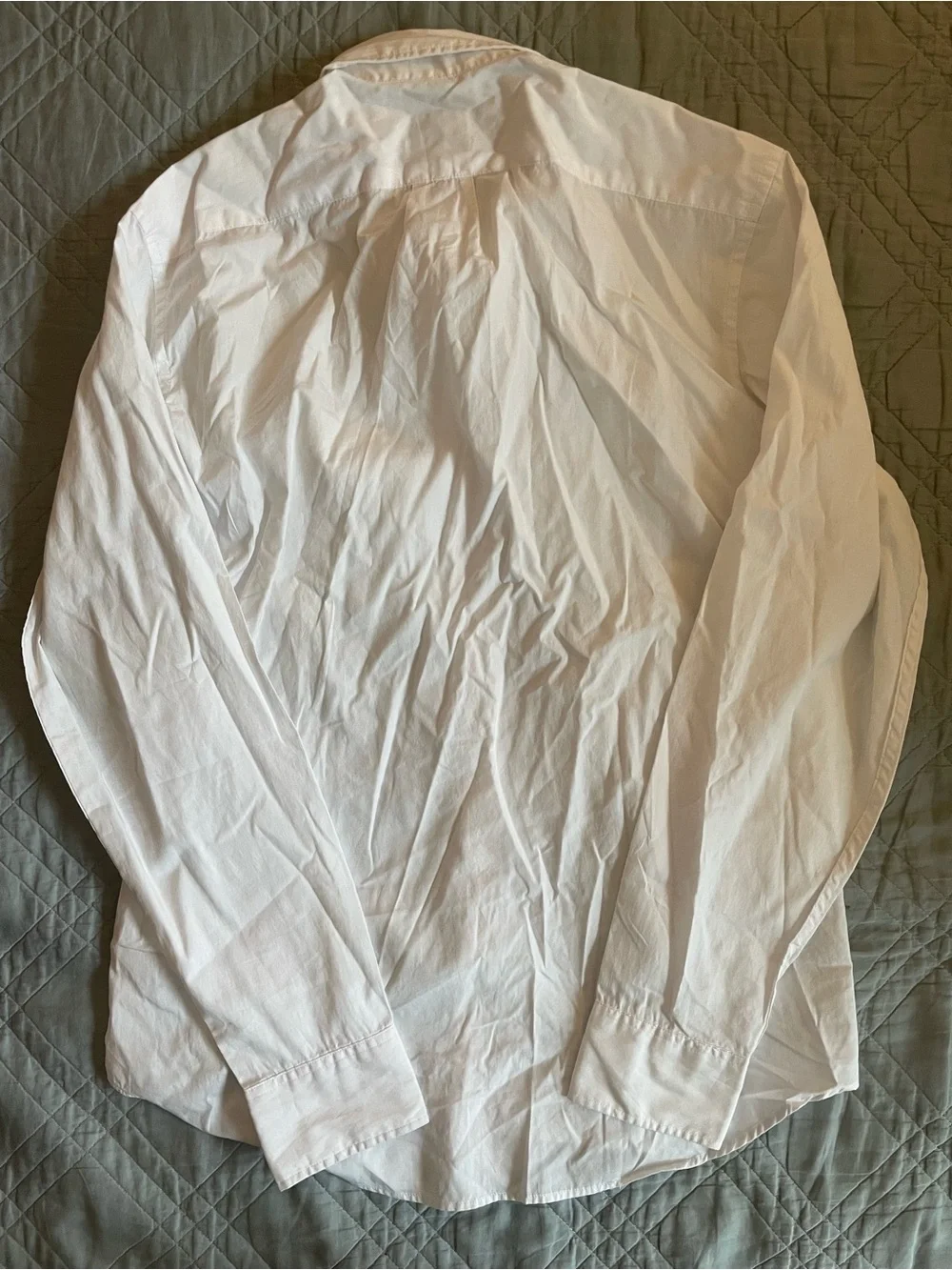 J. CREW Poplin shirt with button-down collar in White Size S NWT $89.50 CT996